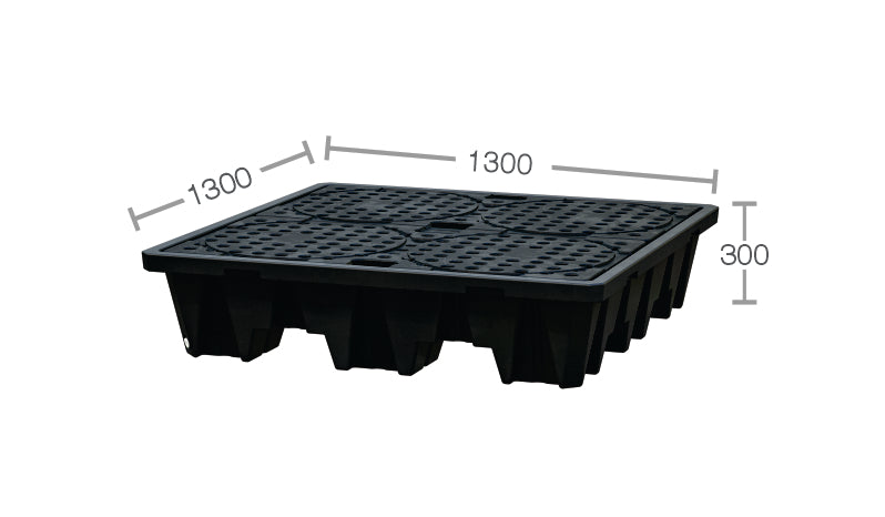 4 Drum Spill Pallet - 225L