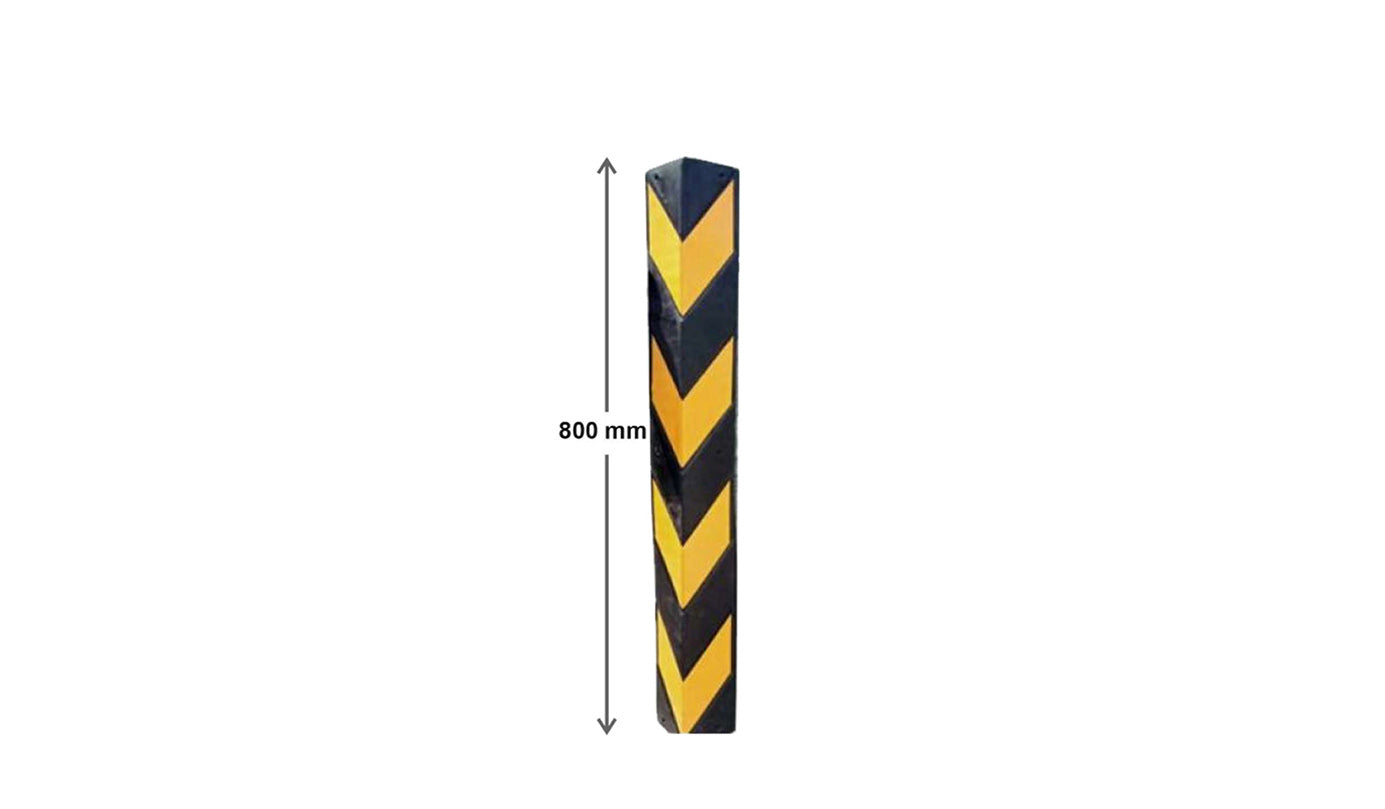 800 mm Height Rubber Corner Guard