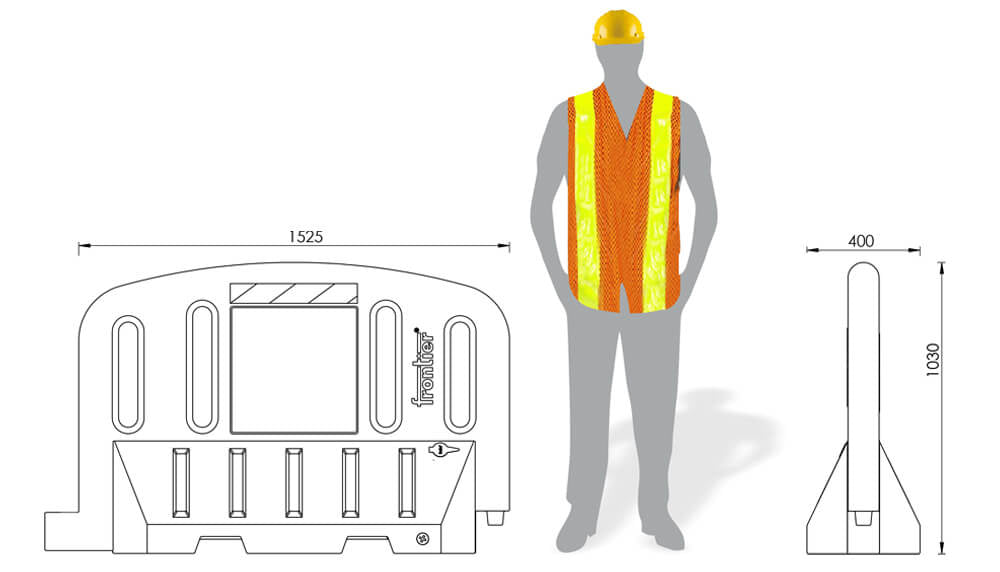 1.5-meter Barrier-Barricador 1500