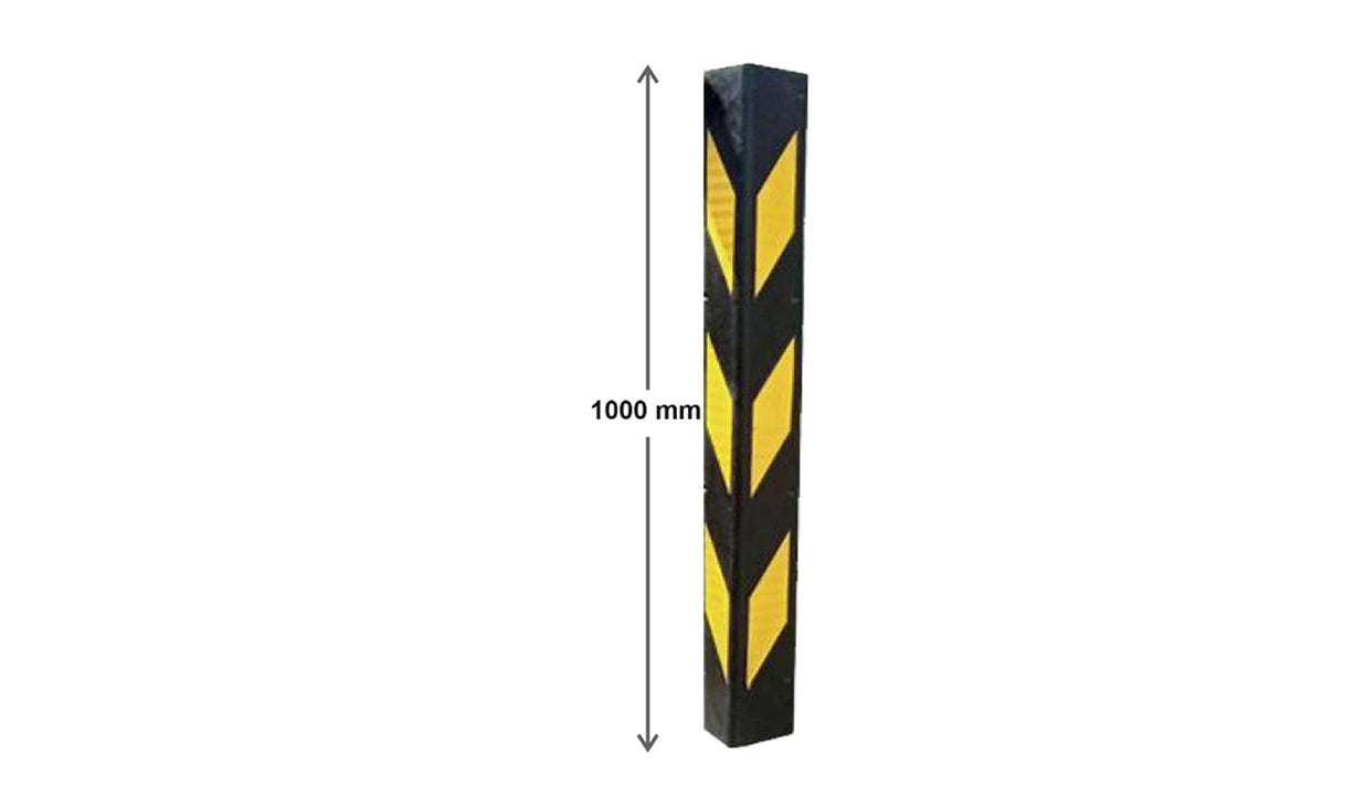 1000 mm Height Rubber Corner Guard