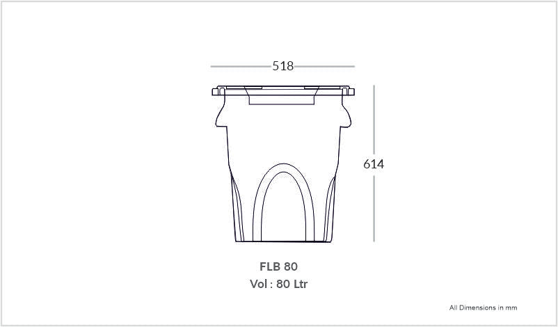 Food Storage 80L