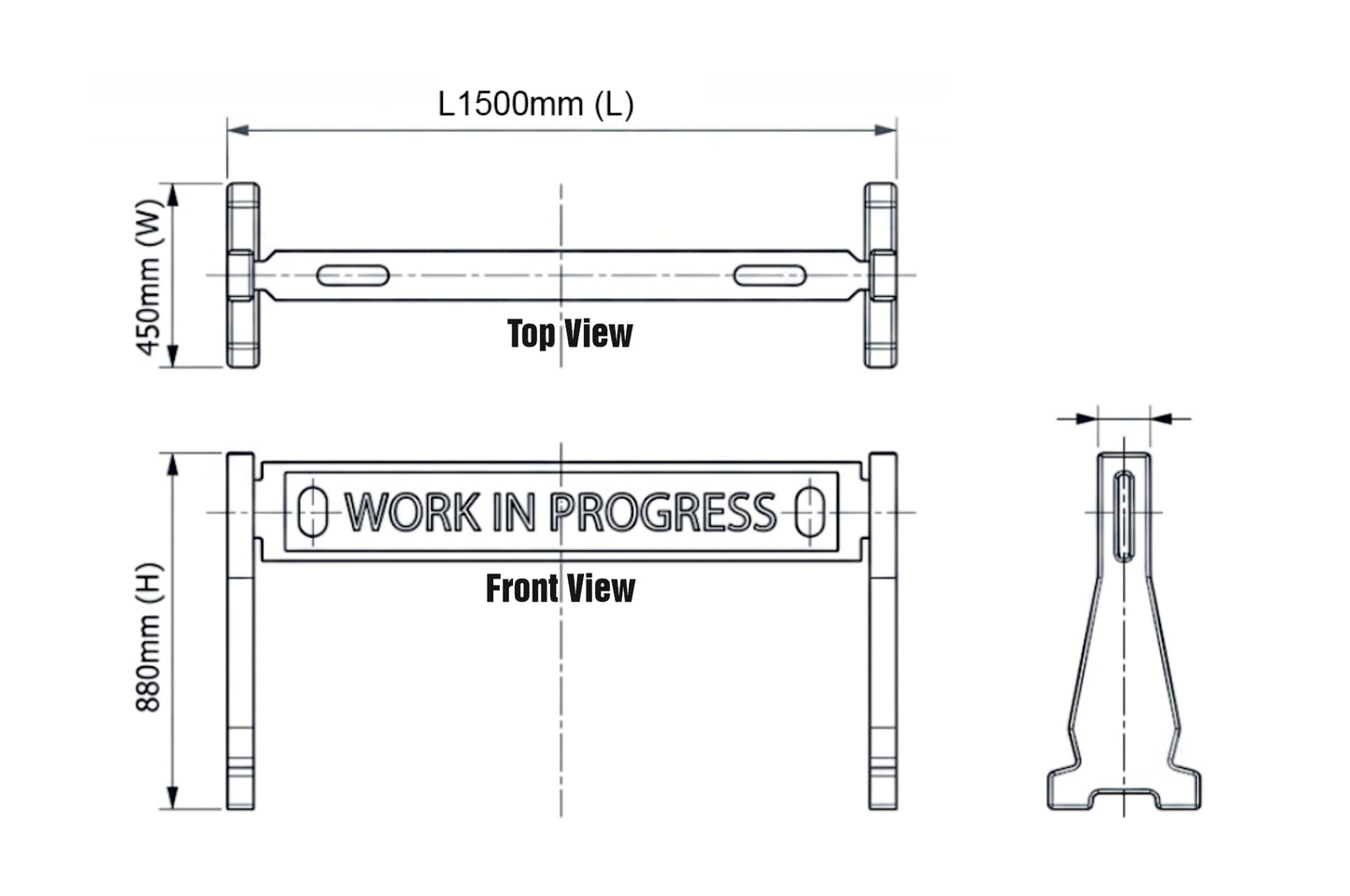1.5-meter Barrier-Fence Barrier 15 K