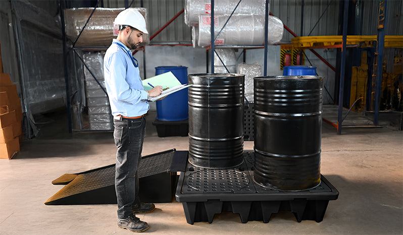 4 Drum Spill Pallet - 225L
