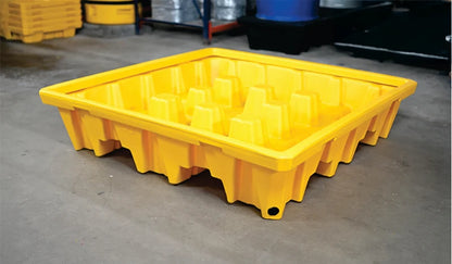 4 Drum Spill Pallet - 225L   DIBT Approved Polymer