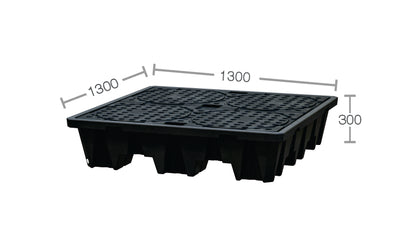4 Drum Spill Pallet - 225L