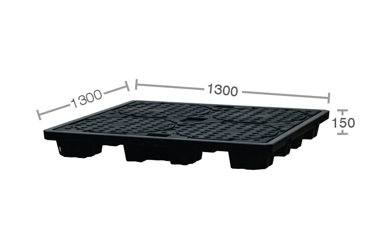 4 Drum Spill Pallet - 70L