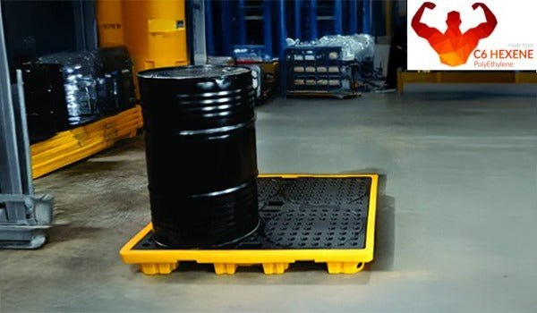 4 Drum Spill Pallet - 70L HEAVY
