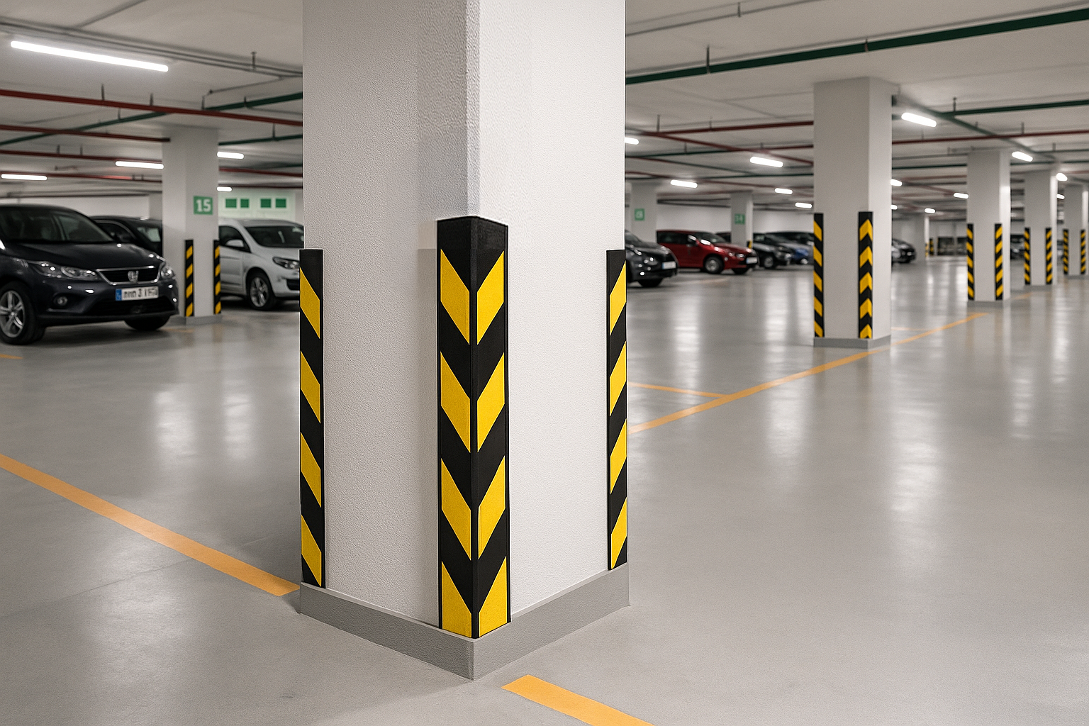 1000 mm Height Rubber Corner Guard