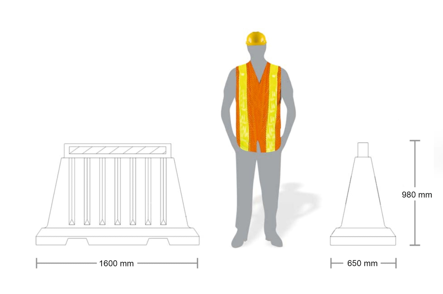 1.6-meter Barrier- FRB 1 ST