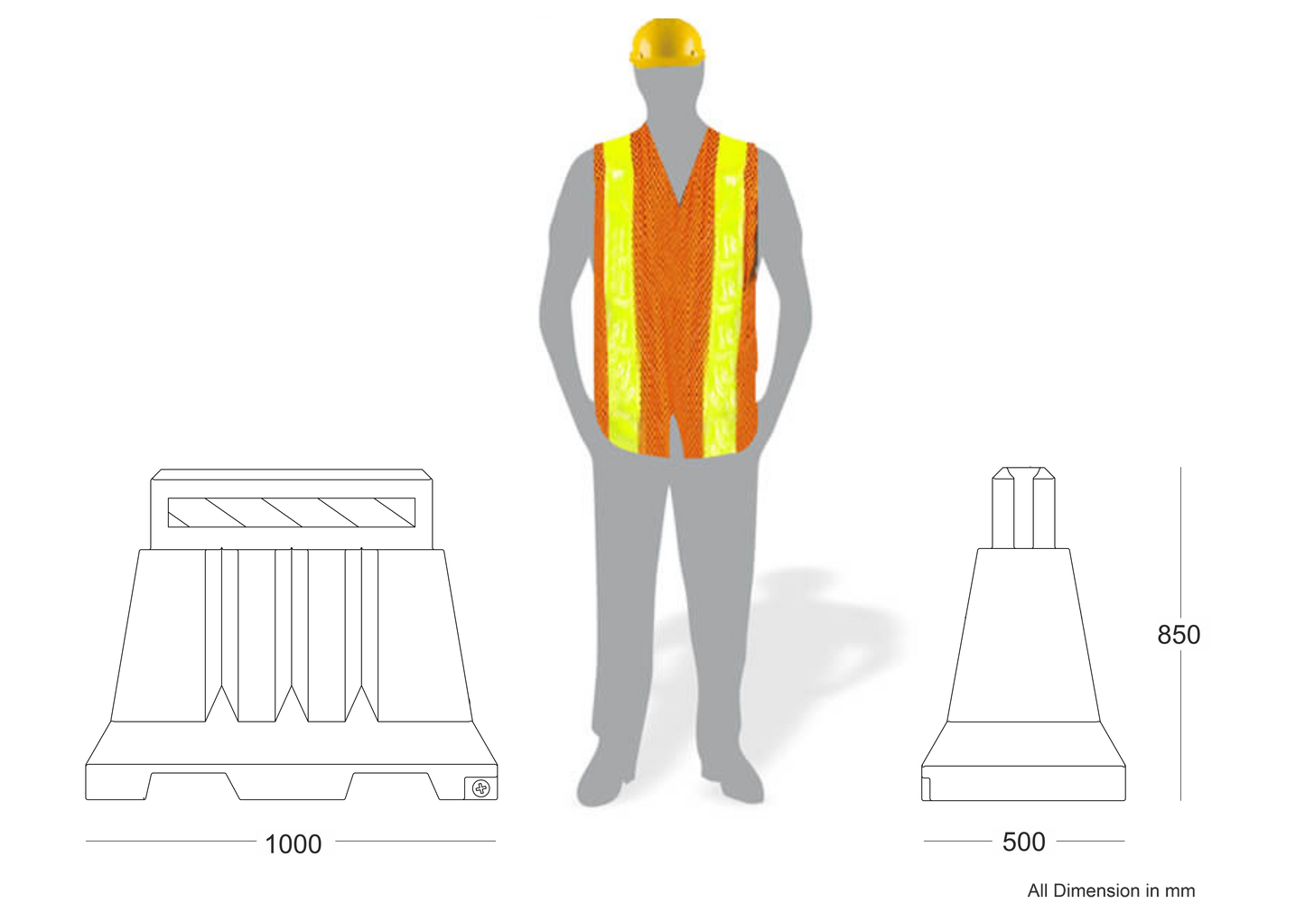 1-meter Barrier- FRB 2 SW