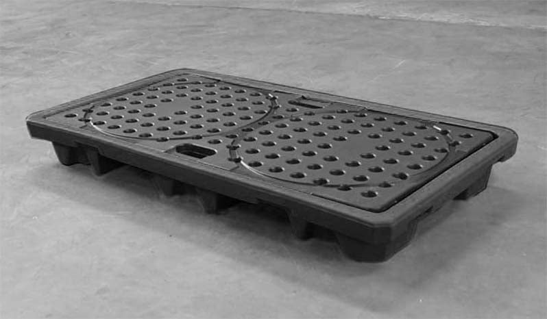 2 Drum Spill Pallet – 50L