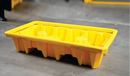 2 Drum Spill Pallet - 125L DIBT Approved Polymer
