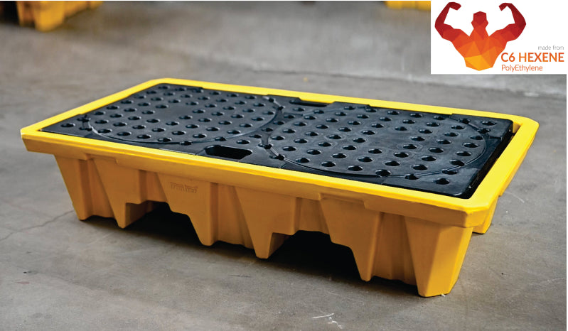 2 Drum Spill Pallet - 125L HEAVY