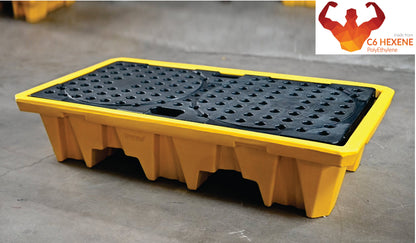 2 Drum Spill Pallet - 125L HEAVY