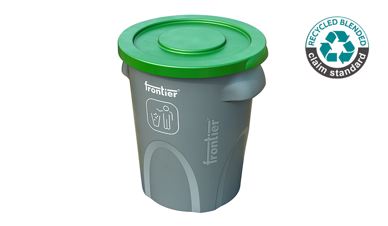 Round Bin 60L Flat Lid