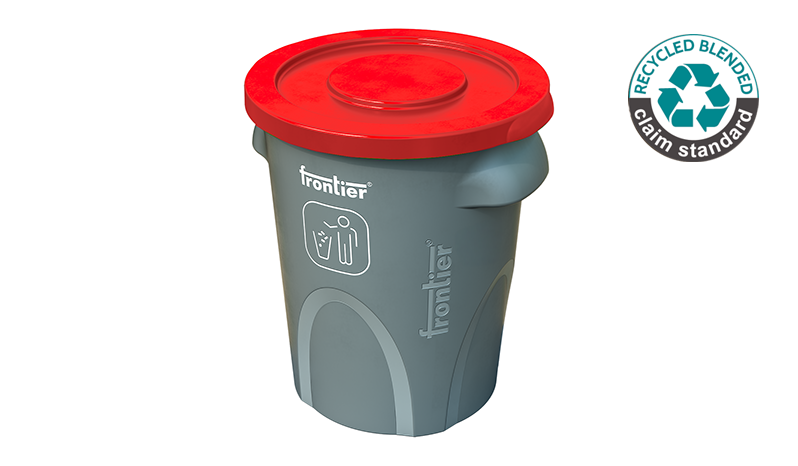 Round Bin 60L Flat Lid