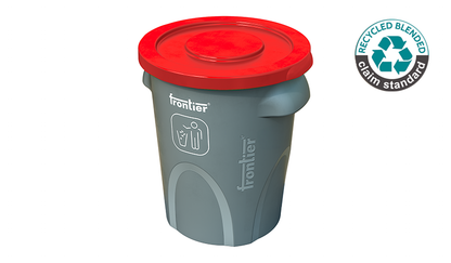 Round Bin 60L Flat Lid