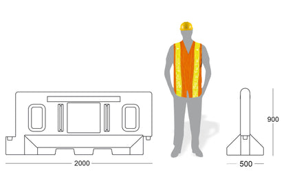 2-meter BARRIER - DOMINATOR BARRIER