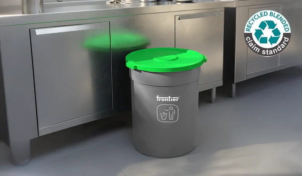 Round Bin  Flat Lid 120L