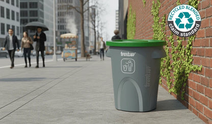 Round Bin 80L Flat Lid