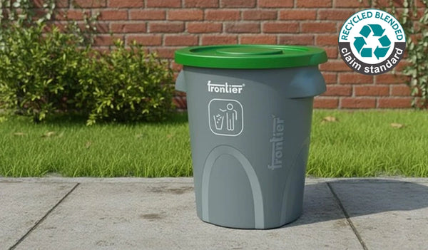 Round Bin 60L Flat Lid