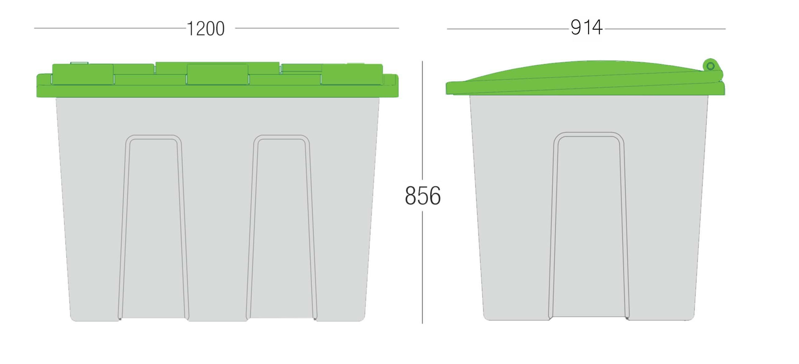 Waste Collection Bins Suppliers, Community Waste Bins & Recycling ...
